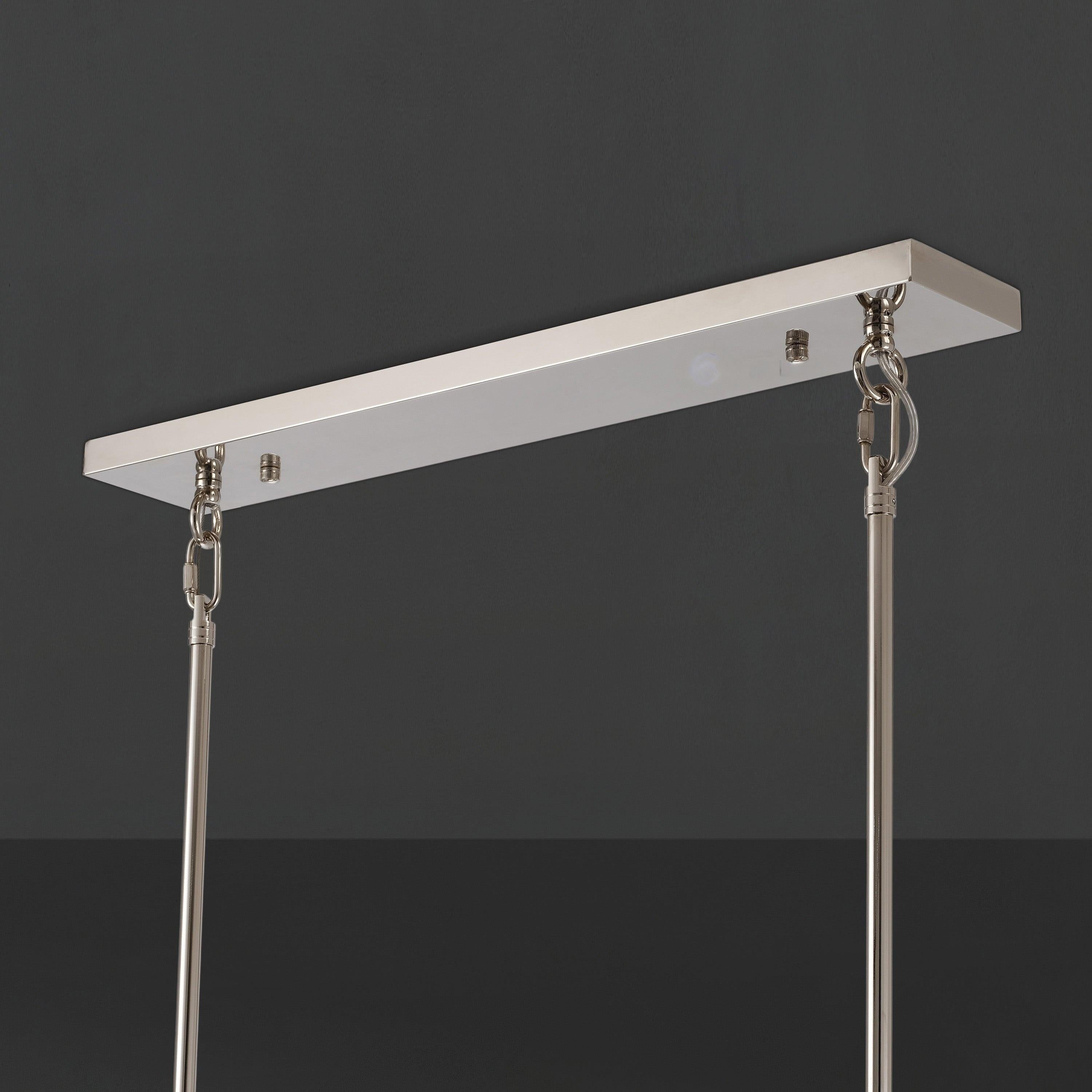 Lumerae 60 Inch Globe Crystal Double Linear Chandelier