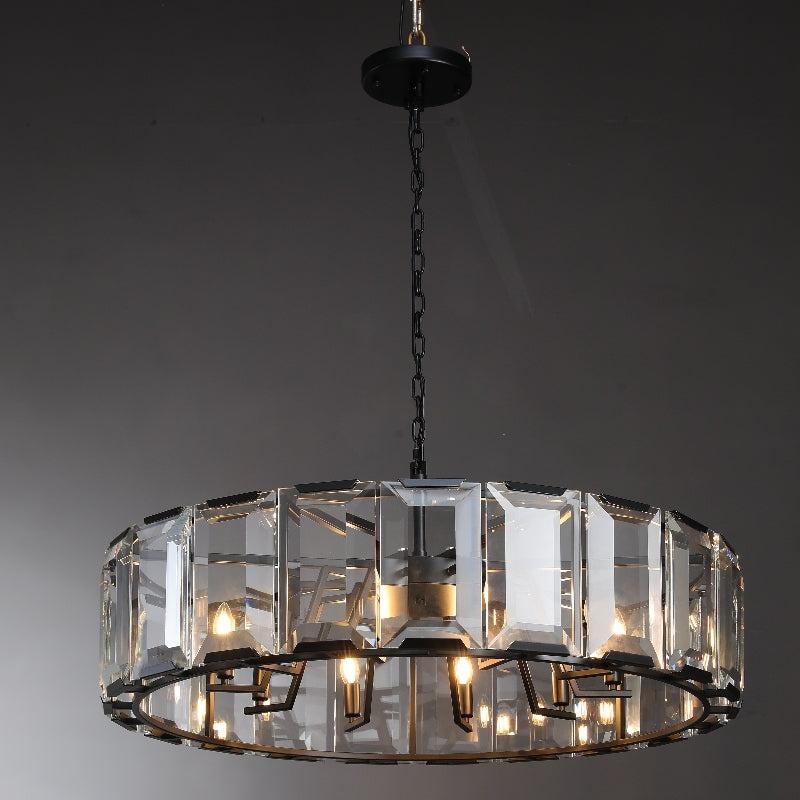 Norvain 43 Inch Crystal Round Chandelier