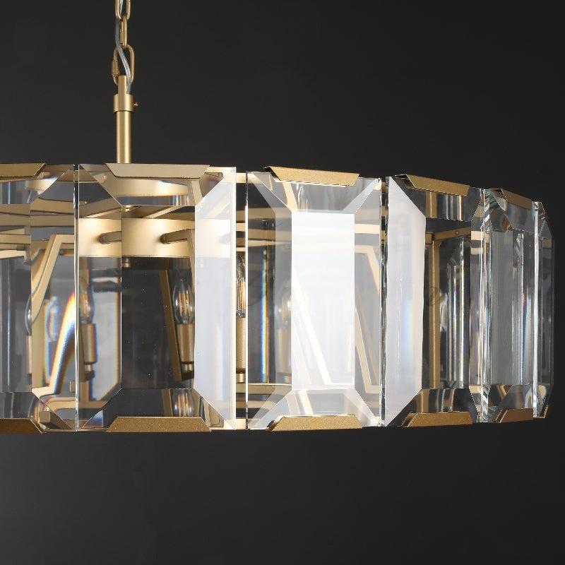 Norvain 43 Inch Crystal Round Chandelier