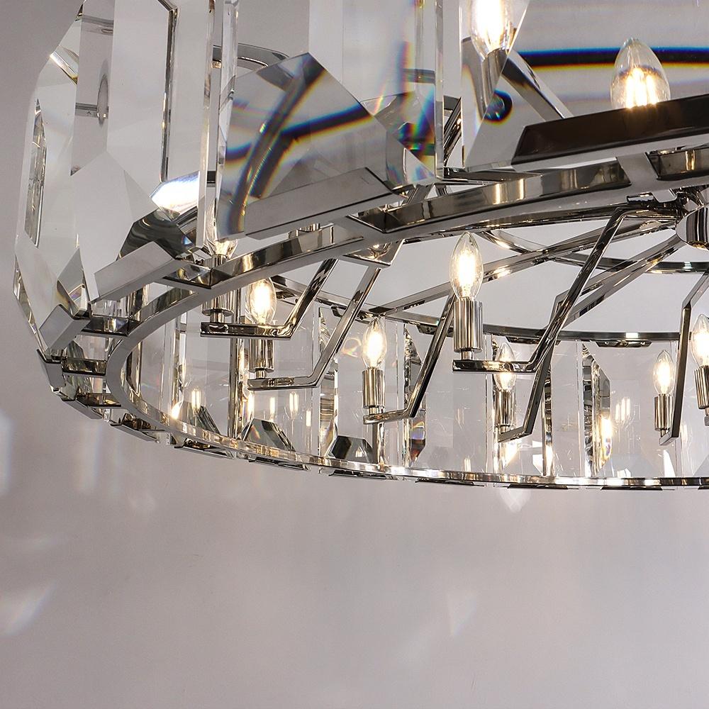 Norvain 60 Inch Crystal Round Chandelier