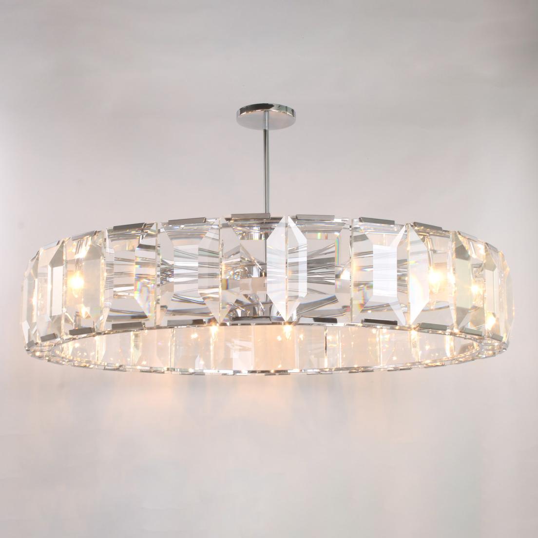 Norvain 60 Inch Crystal Round Chandelier