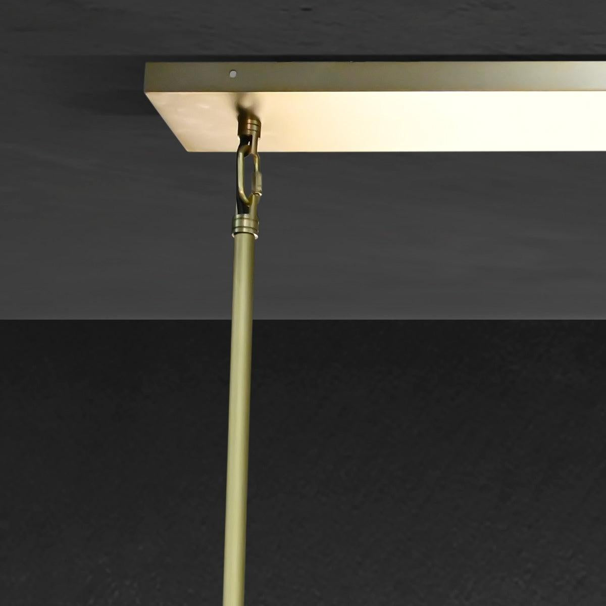 Lumerae 60 Inch Globe Crystal Double Linear Chandelier