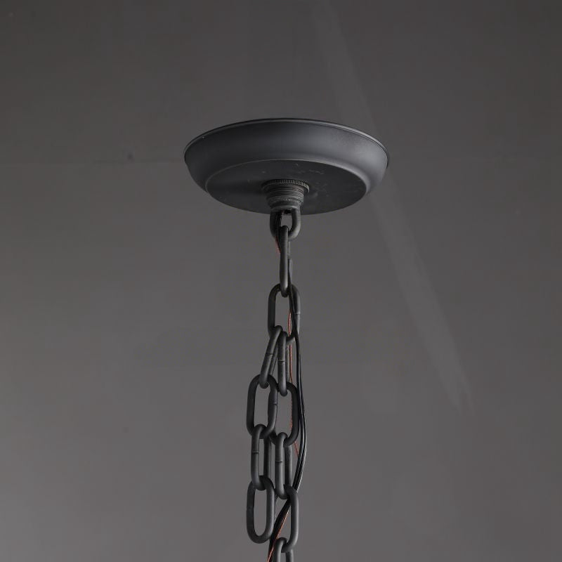 Aurevon 60 Inch Forged Candlestick Arm Chandelier