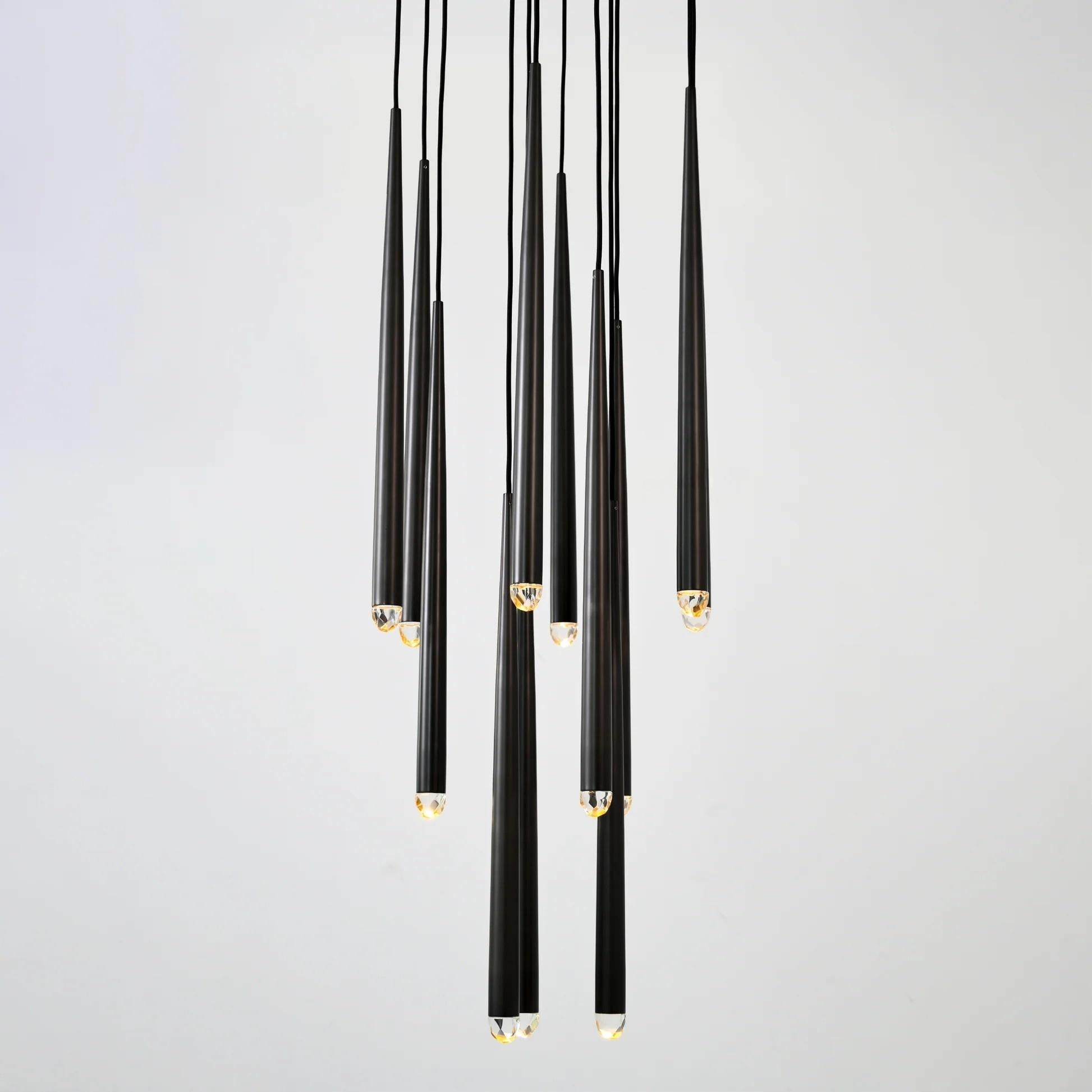 Solmira 18 Inch Round Cascading Chandelier