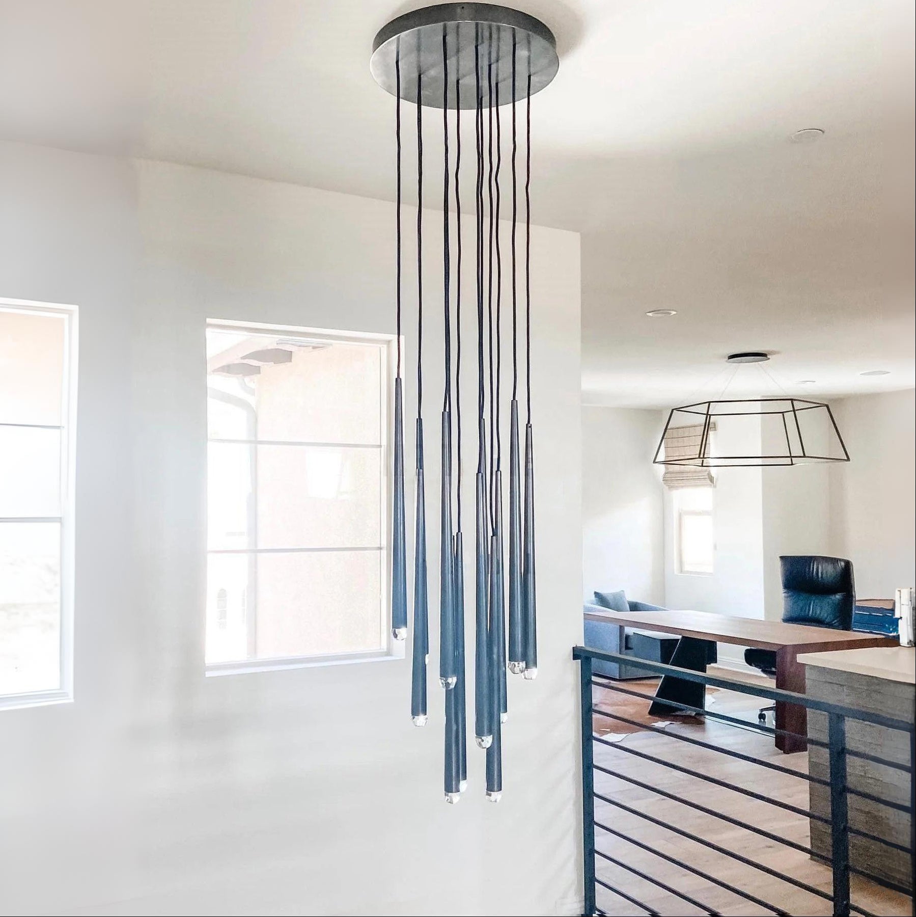 Solmira 18 Inch Round Cascading Chandelier