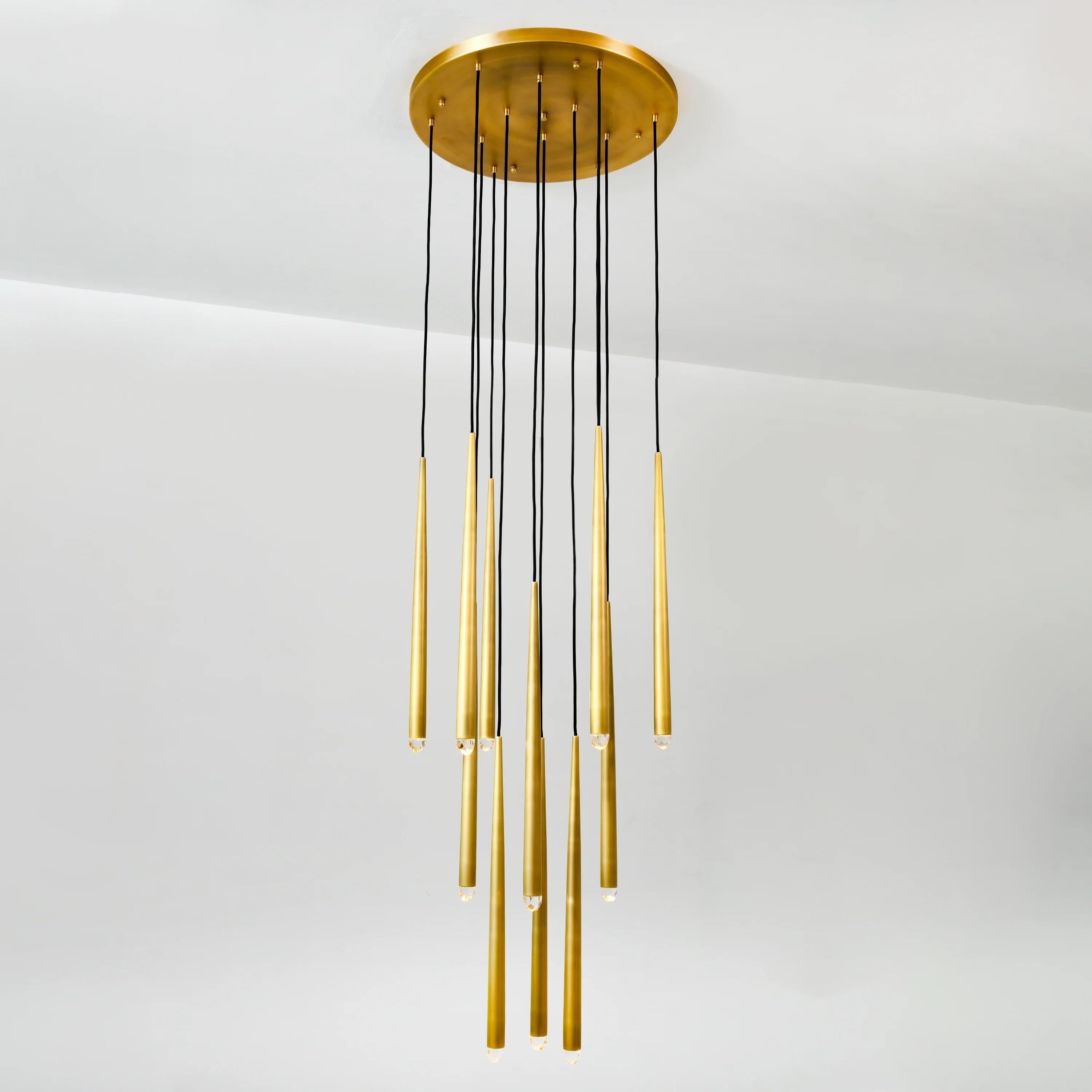 Solmira 18 Inch Round Cascading Chandelier