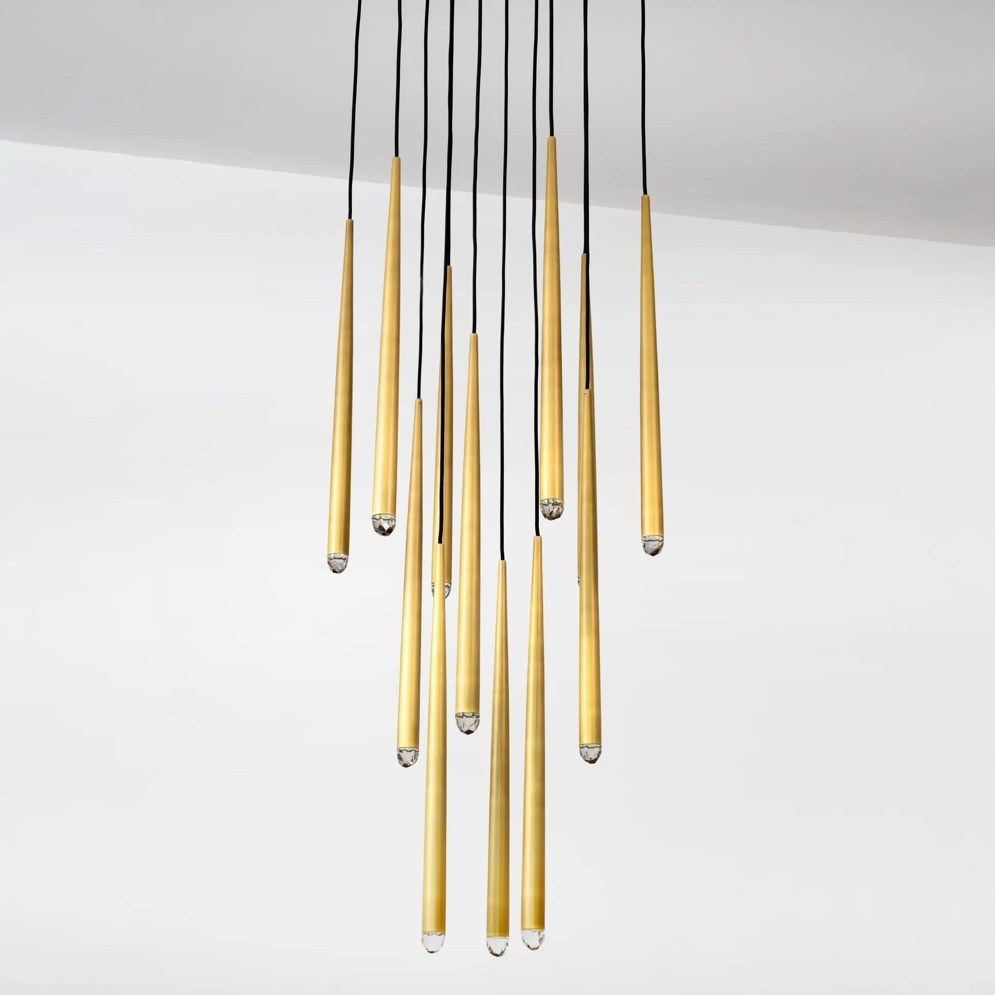 Solmira 18 Inch Round Cascading Chandelier