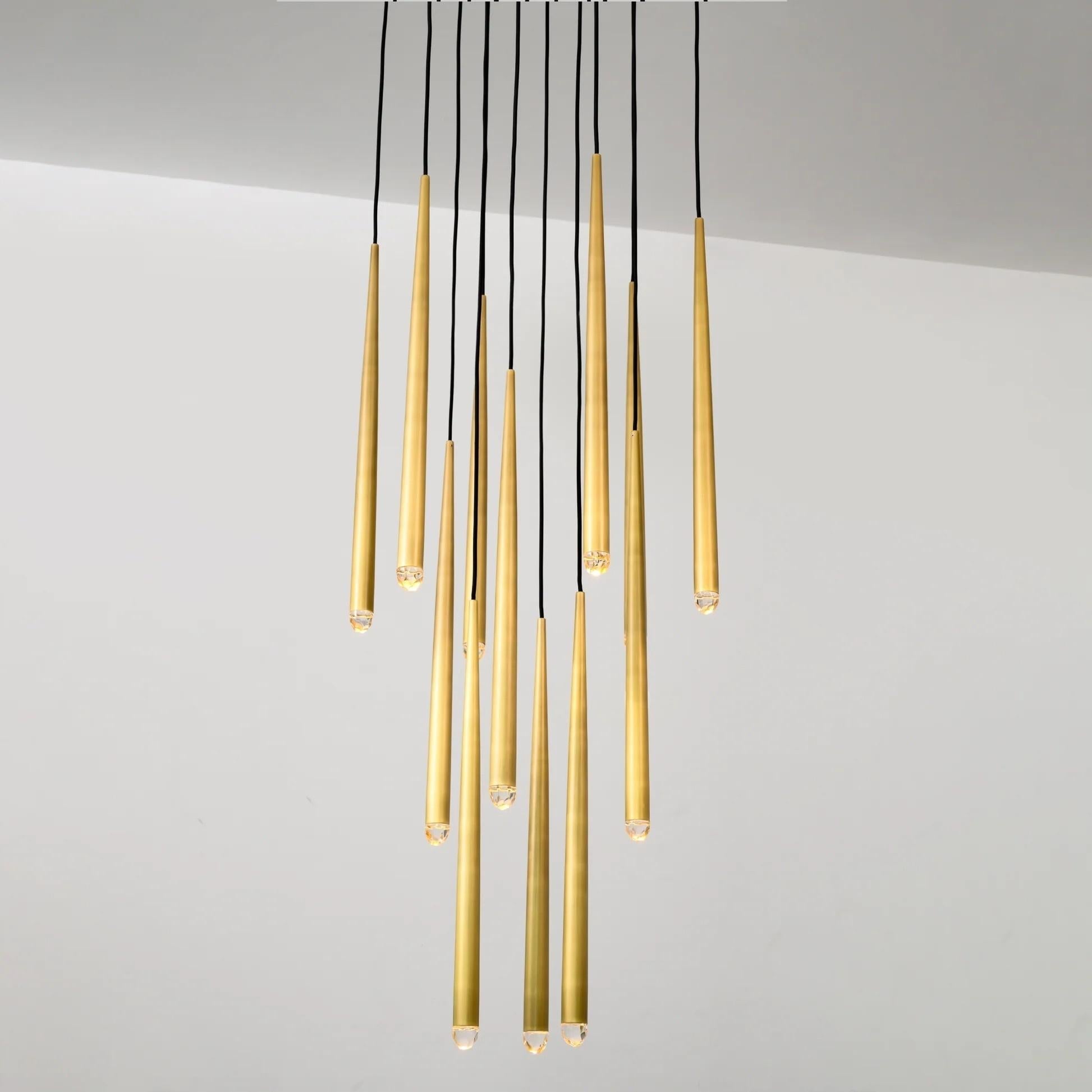 Solmira 18 Inch Round Cascading Chandelier