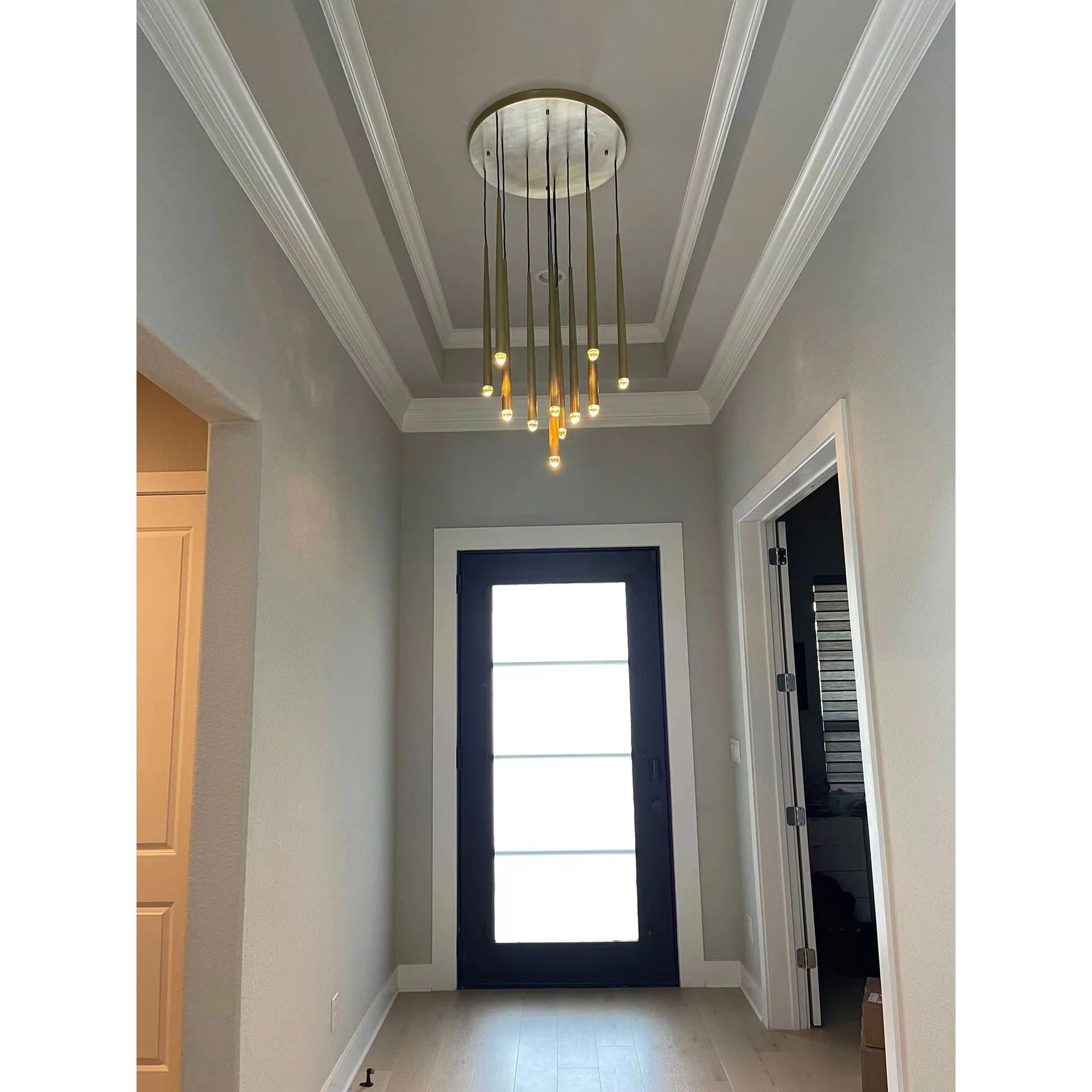 Solmira 18 Inch Round Cascading Chandelier