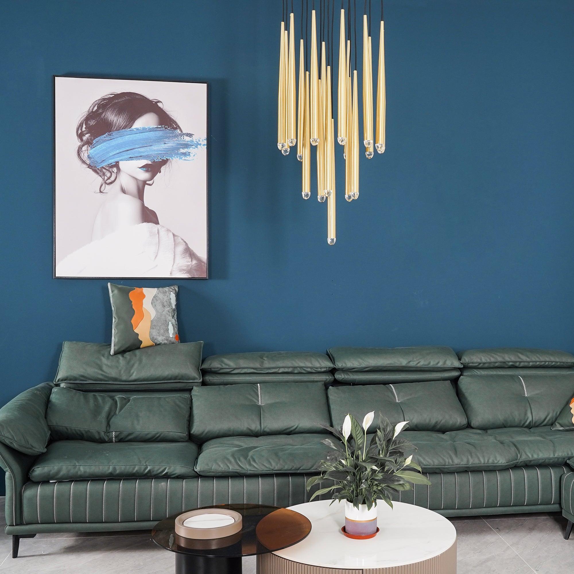 Solmira 24 Inch Round Cascading Chandelier
