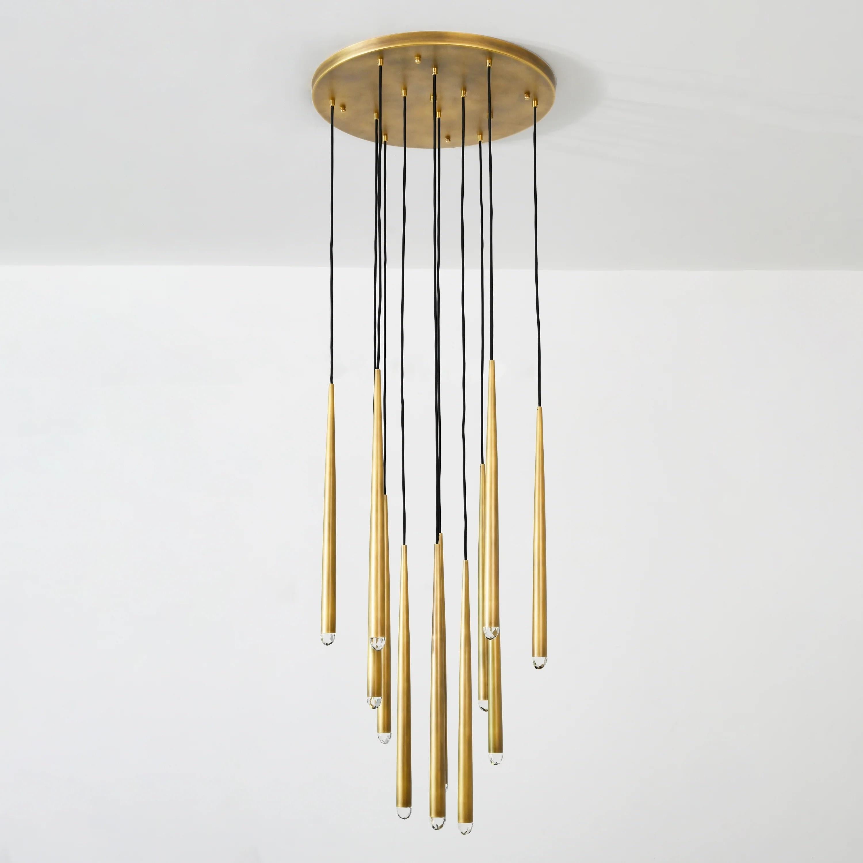 Solmira 24 Inch Round Cascading Chandelier