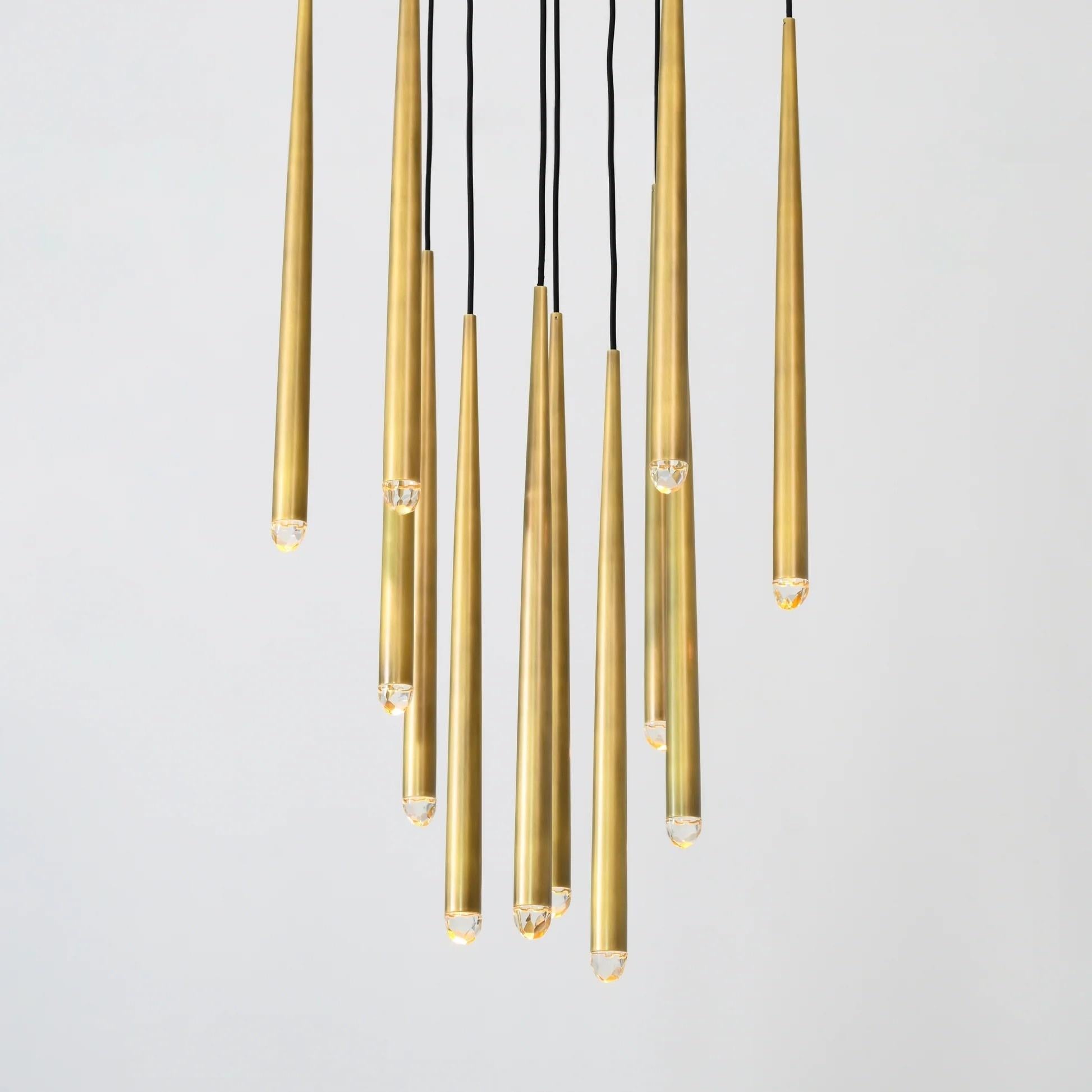 Solmira 24 Inch Round Cascading Chandelier