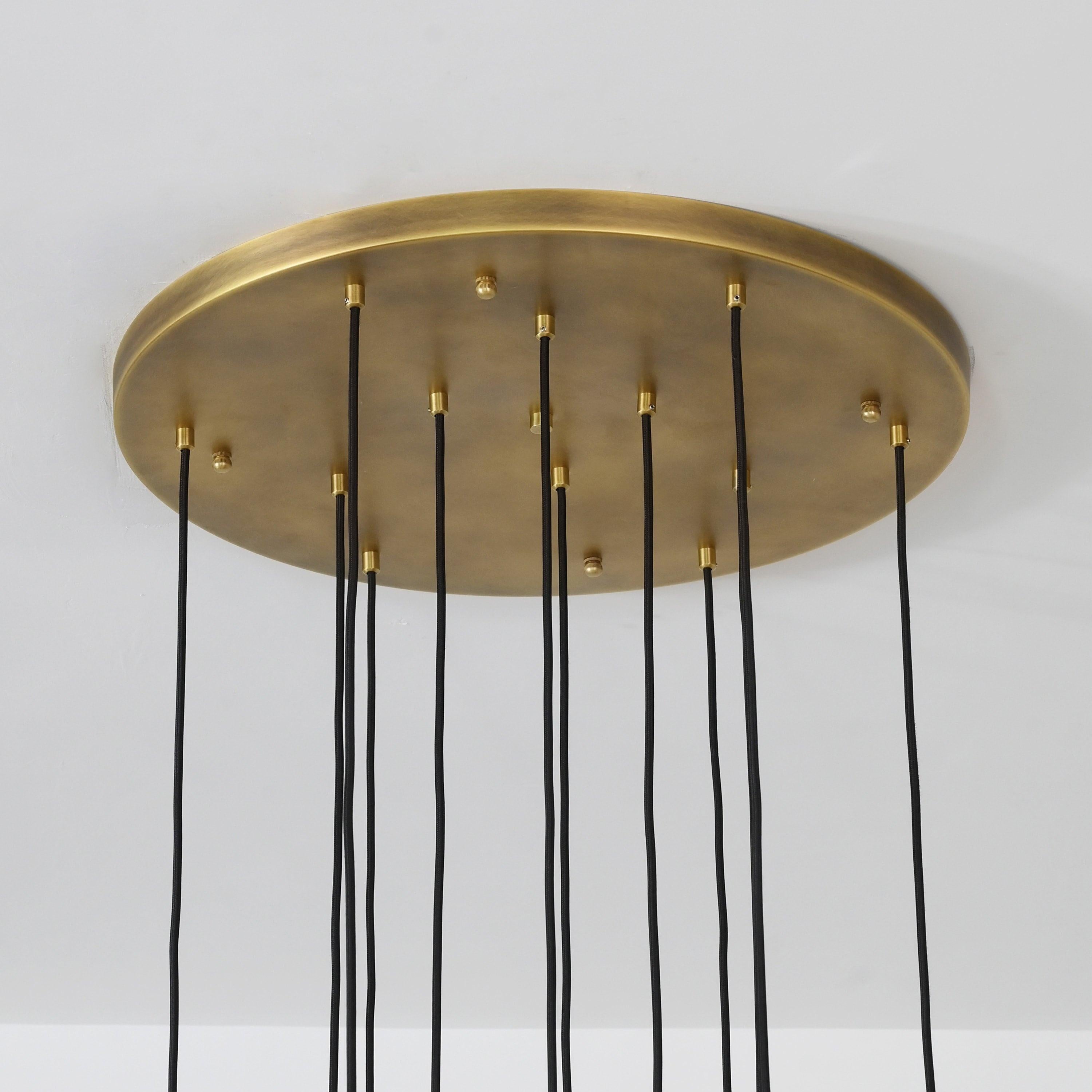 Solmira 24 Inch Round Cascading Chandelier