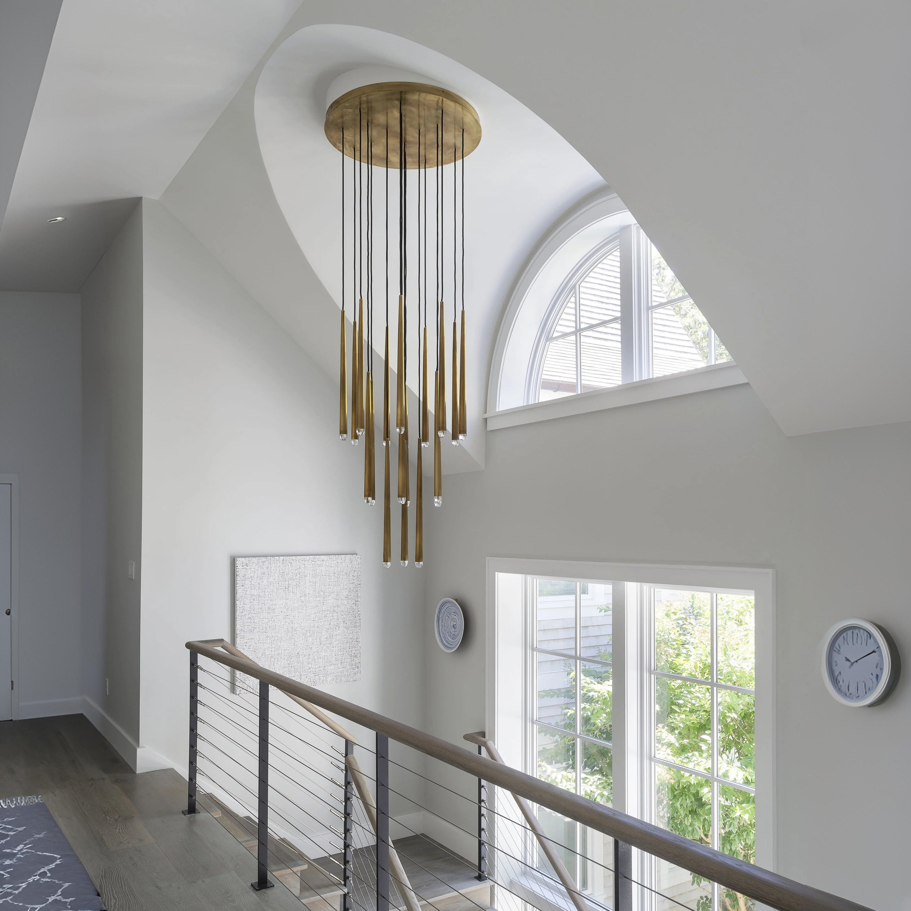 Solmira 30 Inch Round Cascading Chandelier