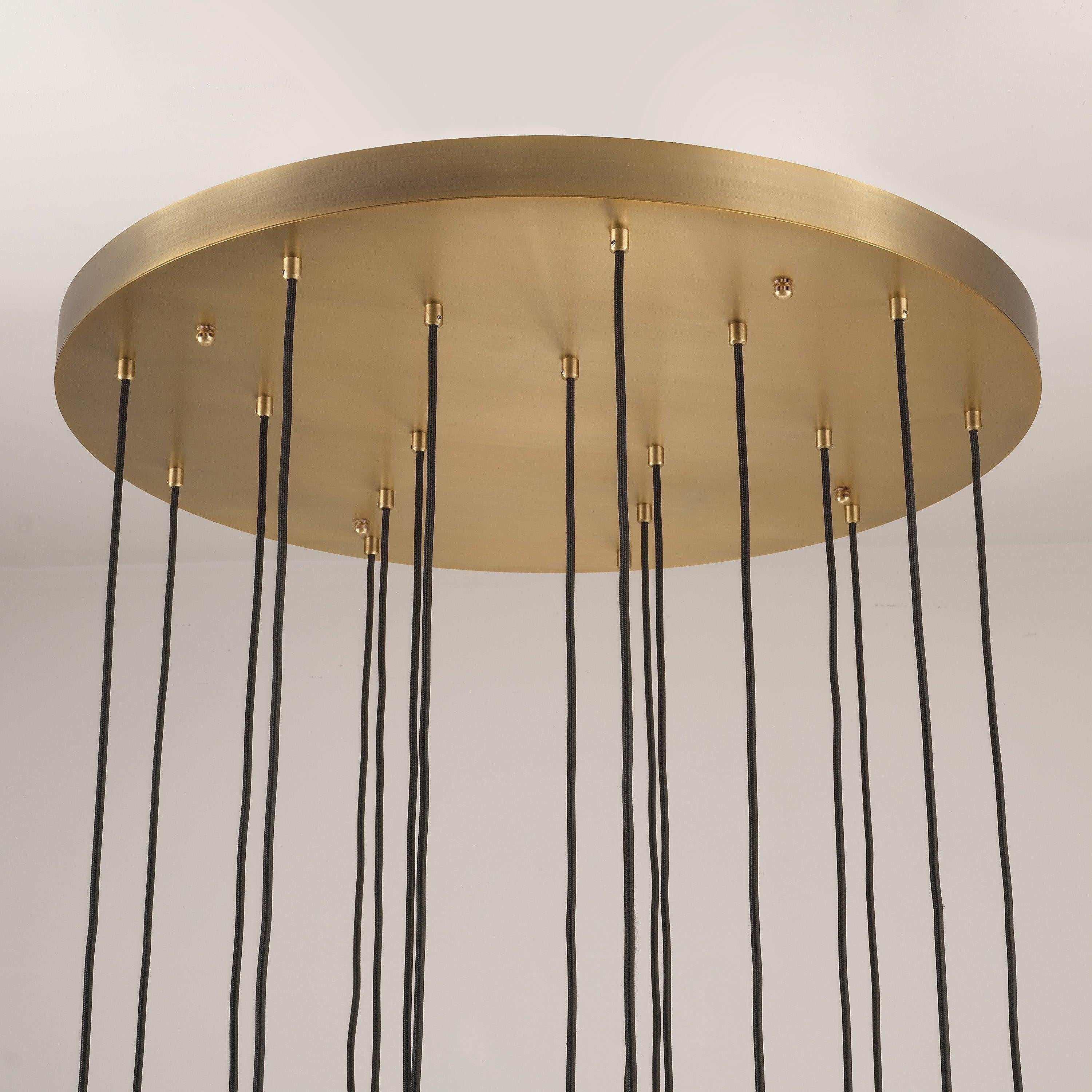 Solmira 30 Inch Round Cascading Chandelier
