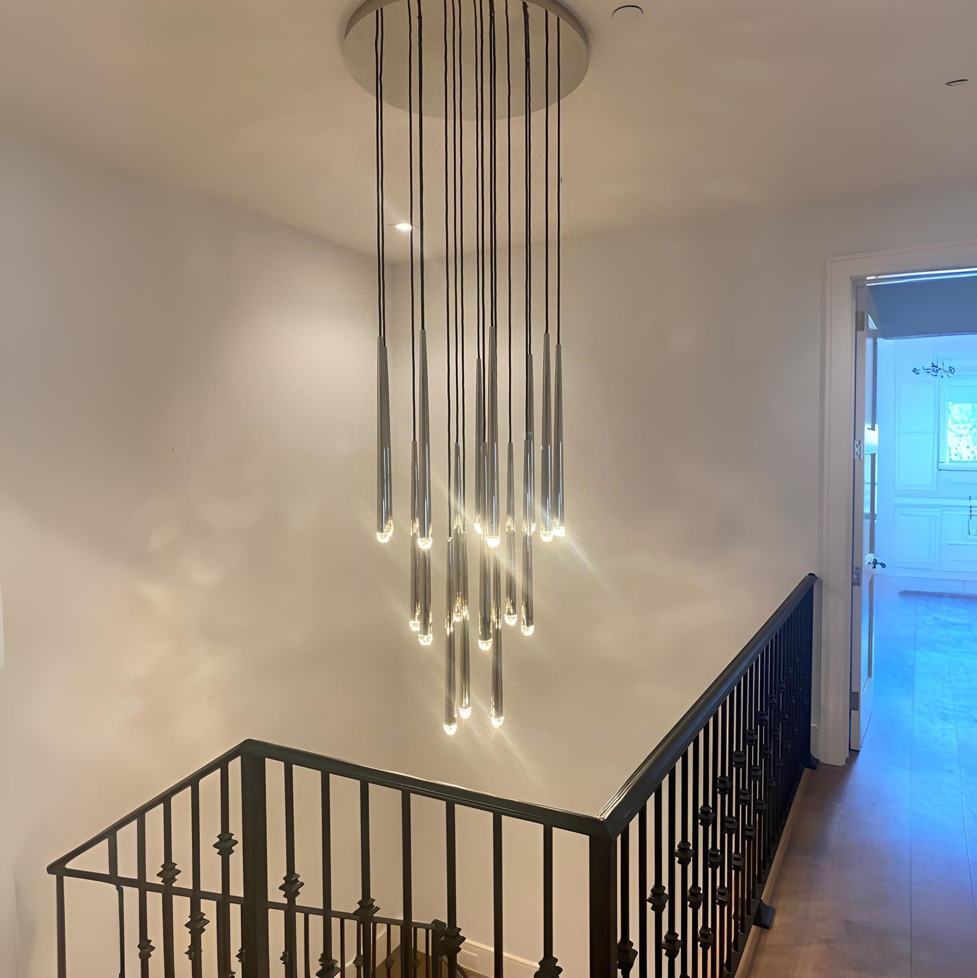 Solmira 30 Inch Round Cascading Chandelier