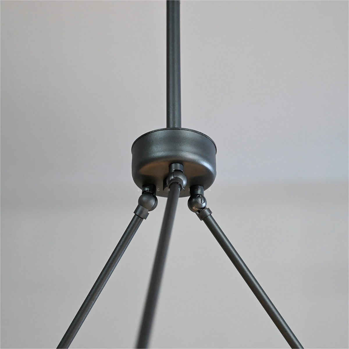 Knight 36 Inch Forged Iron Ring LED Chandelier