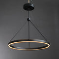 Knight 36 Inch Forged Iron Ring LED Chandelier