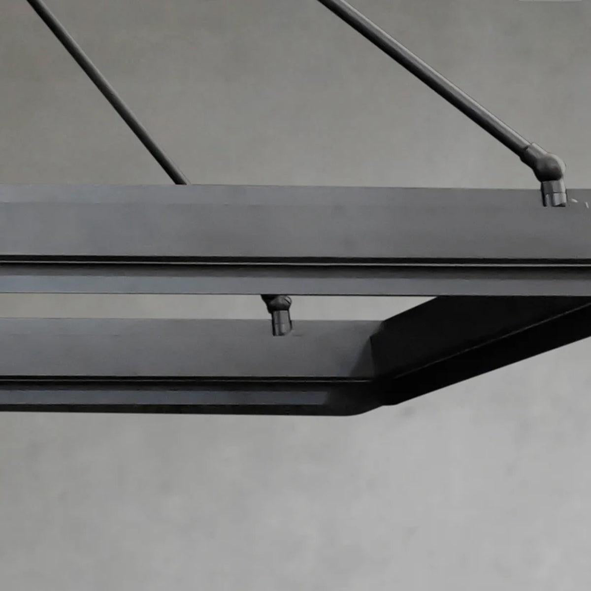 Knight 48 Inch Forged Iron Rectangular LED Chandelier