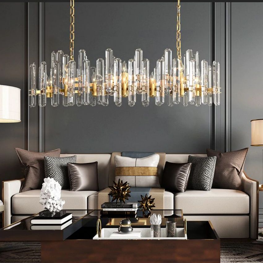 Downton Linear Chandelier 54"