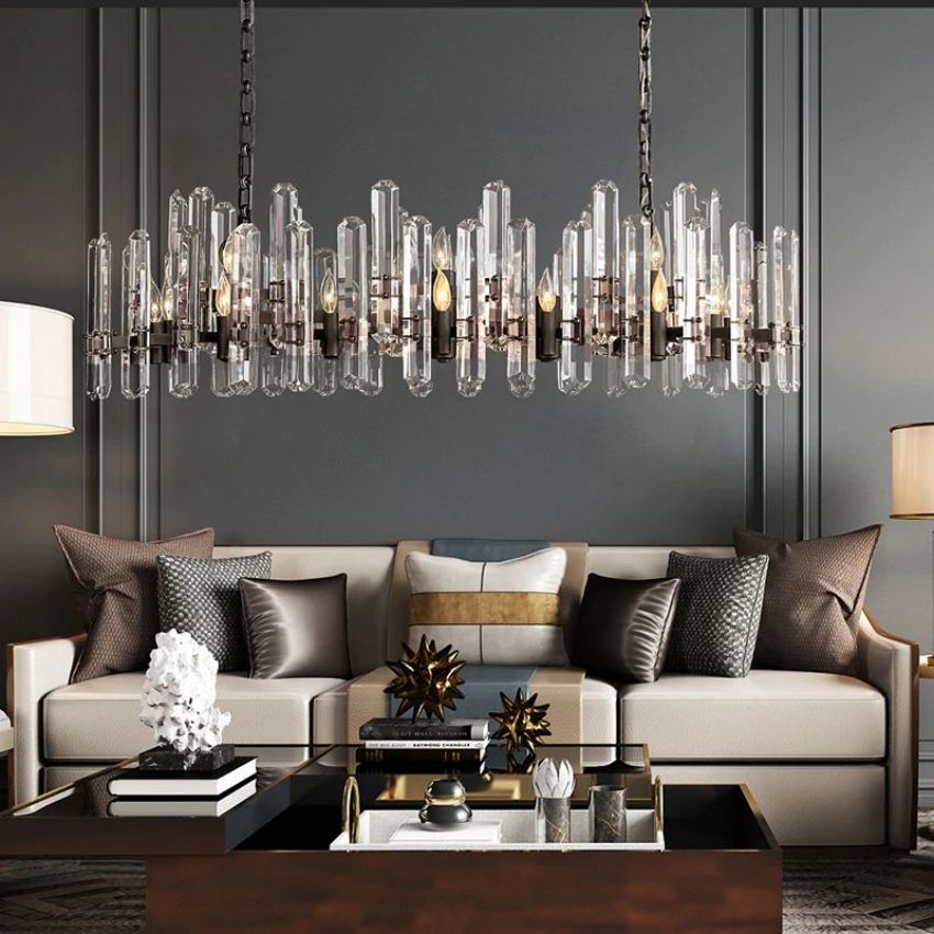 Downton Linear Chandelier 72"