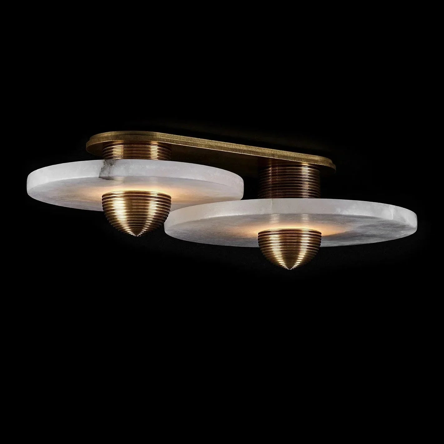 Alabaster Flush mount - 2 Surface