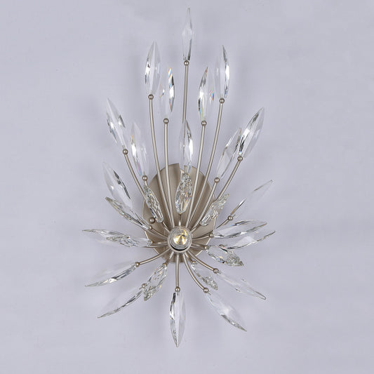 Lily Starburst Crystal Sputnik Wall Sconce