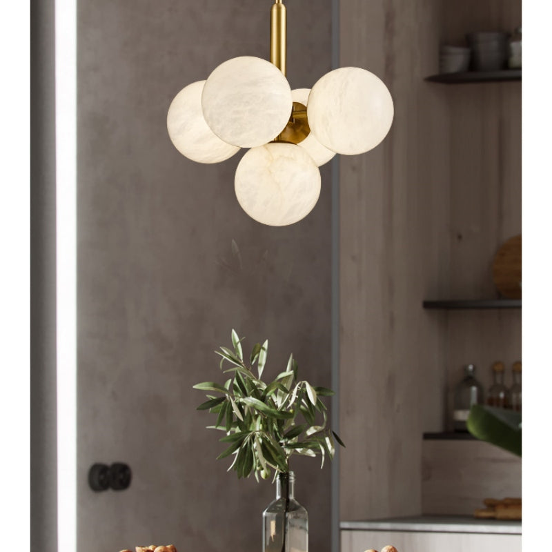 Alabaster Global Rod Cord Pendant Lighting