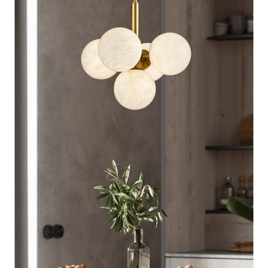 Alabaster Global Rod Cord Pendant Lighting