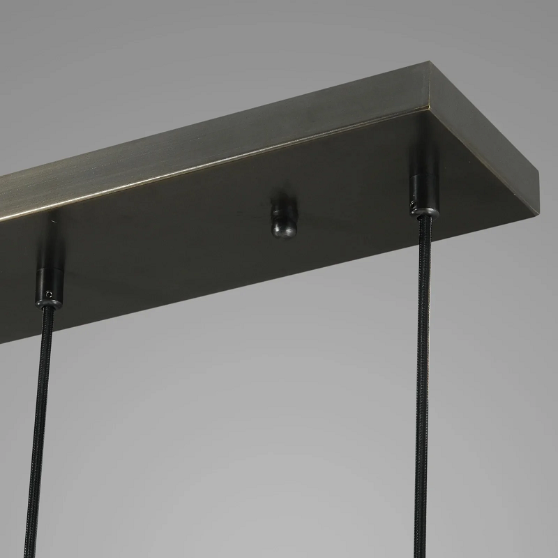 Raindrop Modern Linear 3-light Chandelier