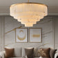 Alabaster Multi-Layer Modern Round Chandelier