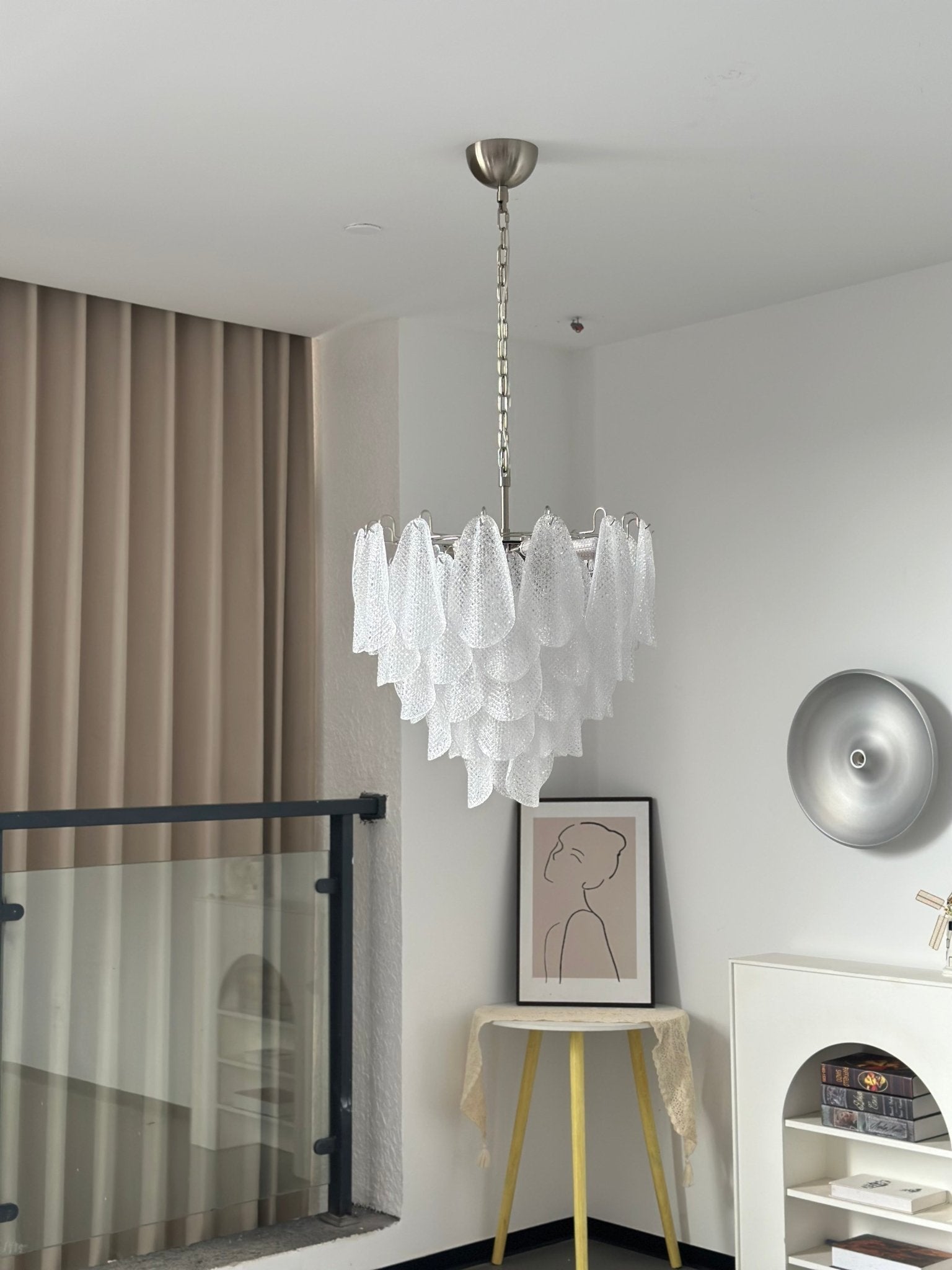 Murano Glass Teardrop Chandelier by Meetlighting
