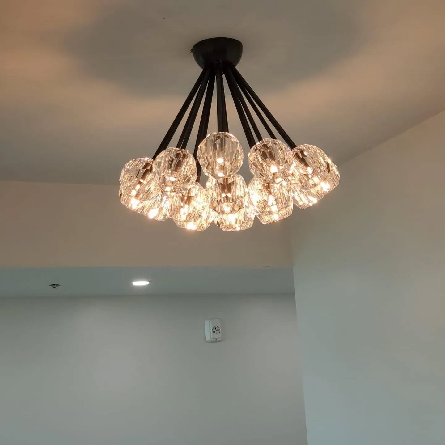 Lumerae 24 Inch Sputnik Globe Crystal Ceiling Chandelier