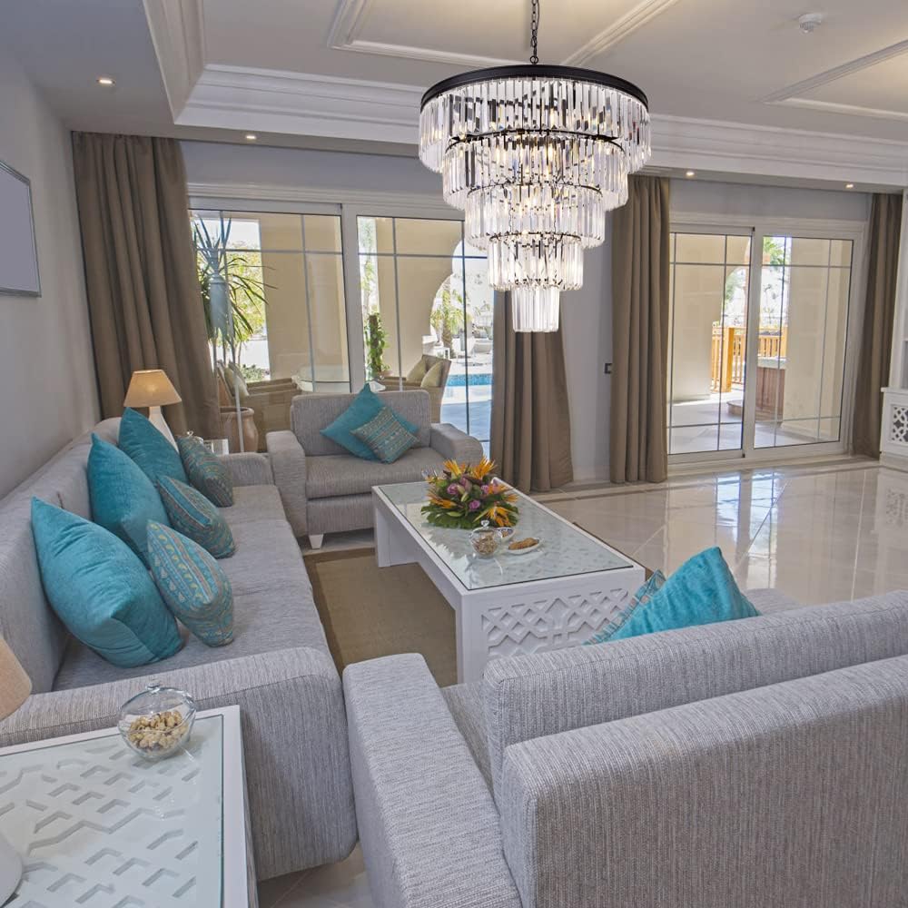 Tochic Crystal Round Chandelier