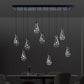 Modern Raindrop Rectangle Chandelier