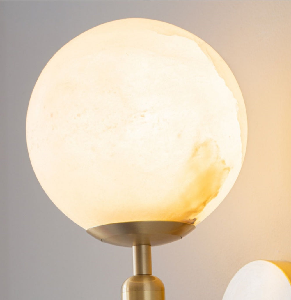 Alabaster Bedroom Wall Sconce Lights