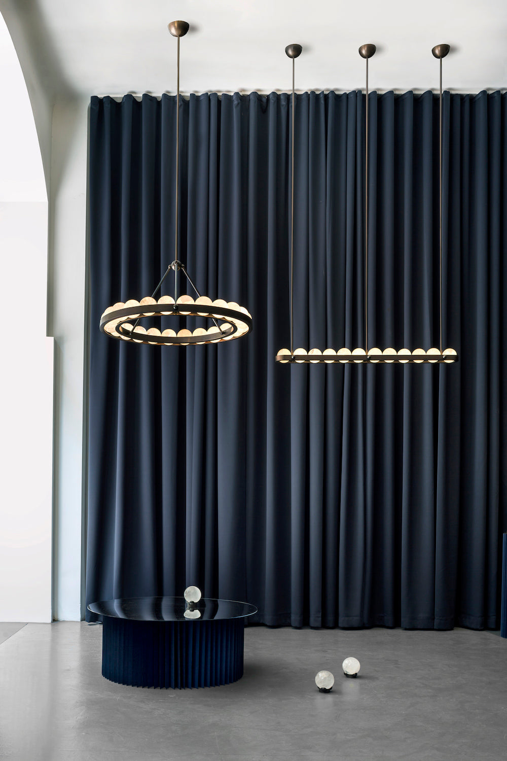 Ouranos II Linear Chandelier by Meetlighting