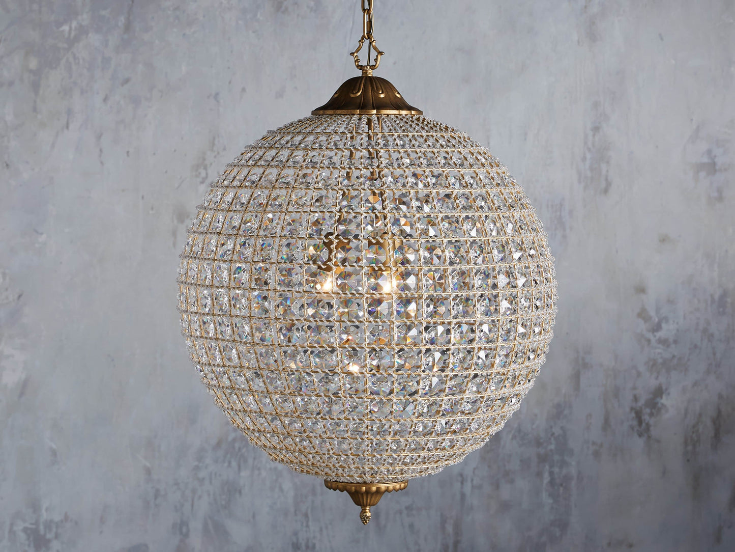 Poppy Round Chandelier