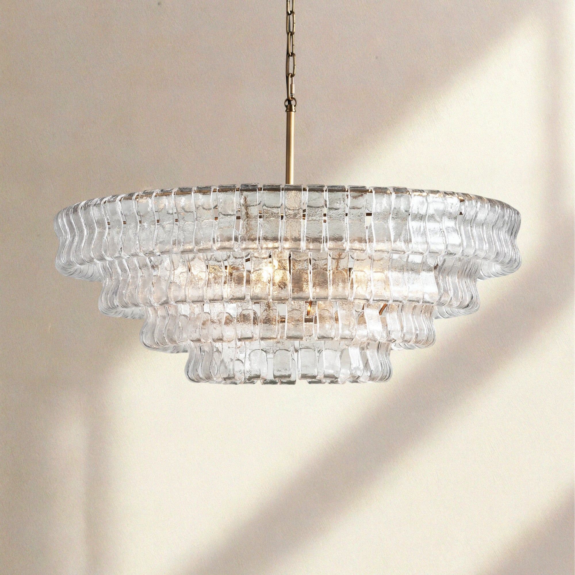 Ghiaccio Round Chandelier 24" 36" 48" 60"
