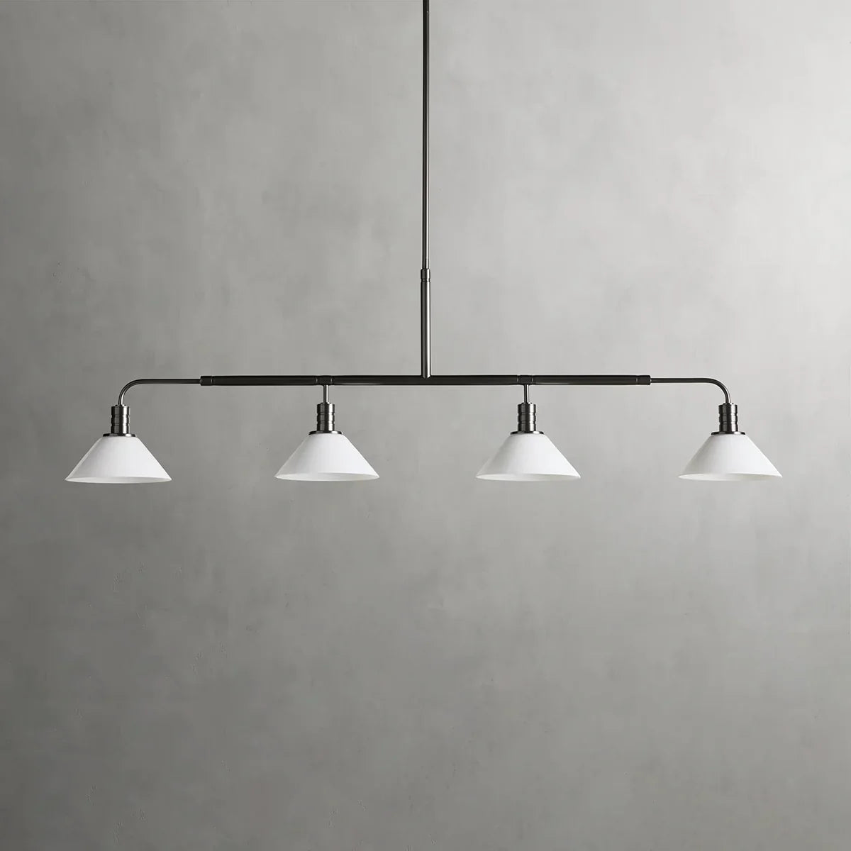 Art Glass Therona Linear Chandelier-MEET LIGHTING