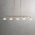 Art Glass Therona Linear Chandelier-MEET LIGHTING