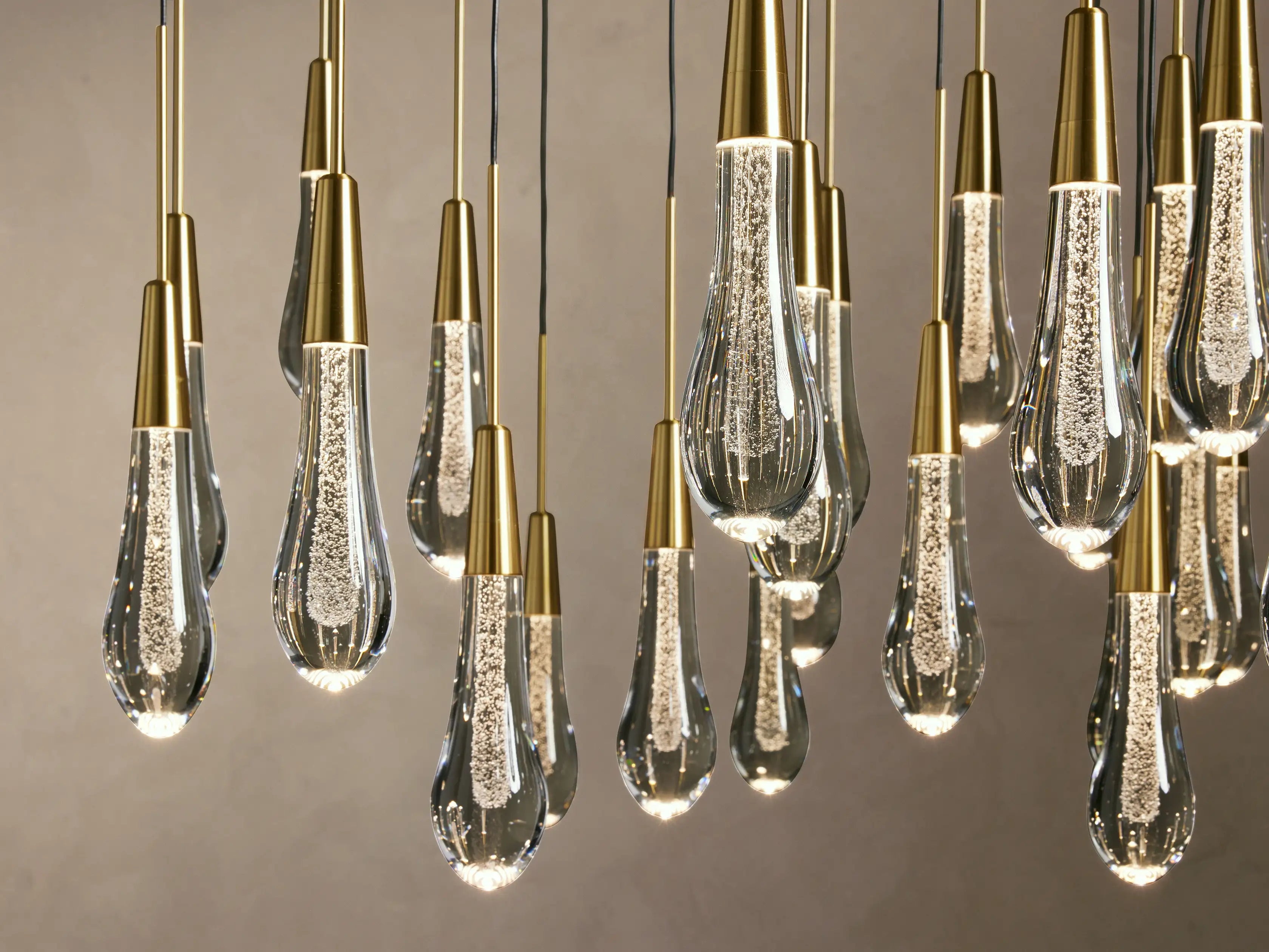 Soltaire Round Crystal Chandelier For Living Room Bathroom