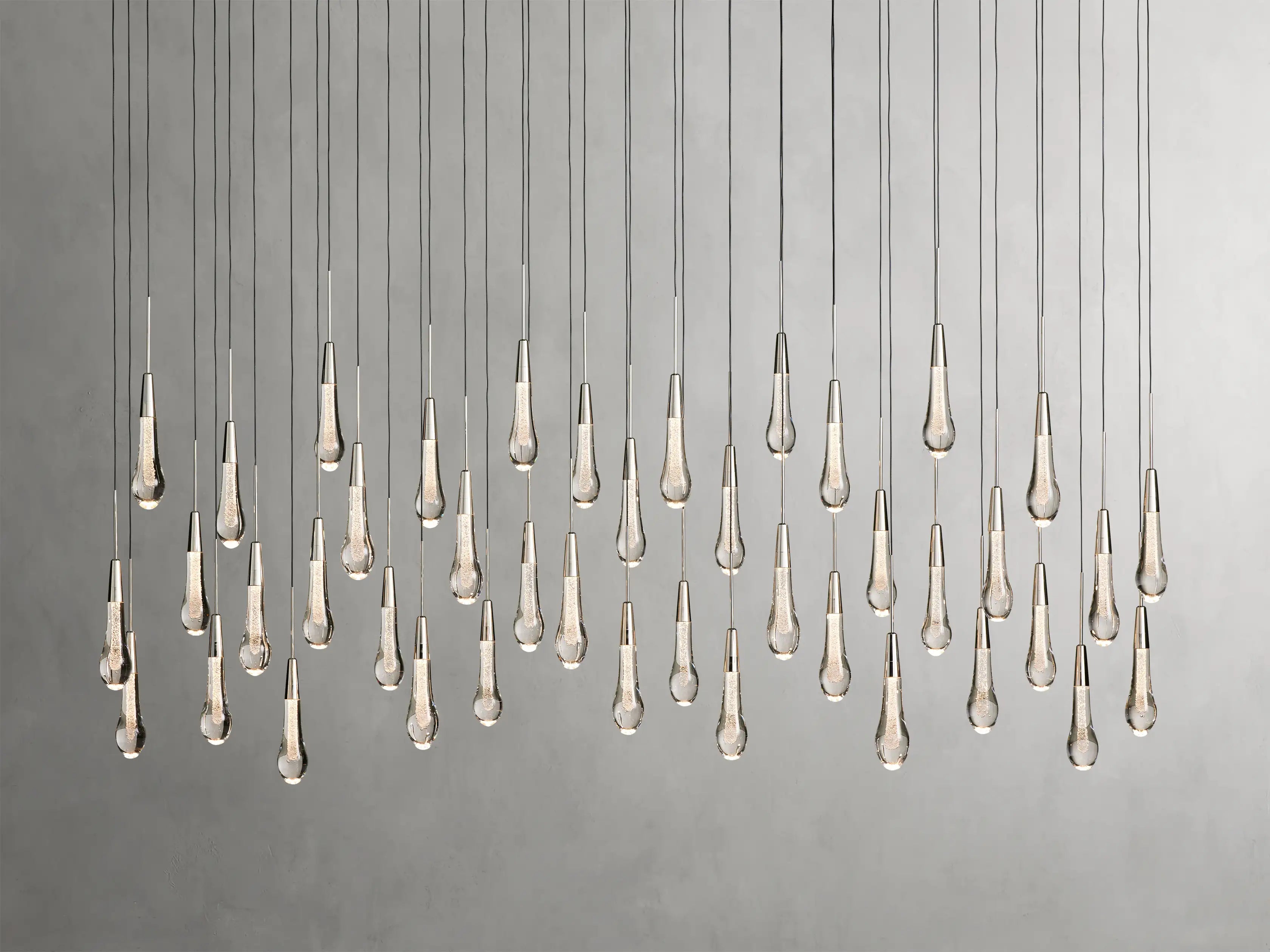 Soltaire Linear Chandelier 37"50"70"87"120"