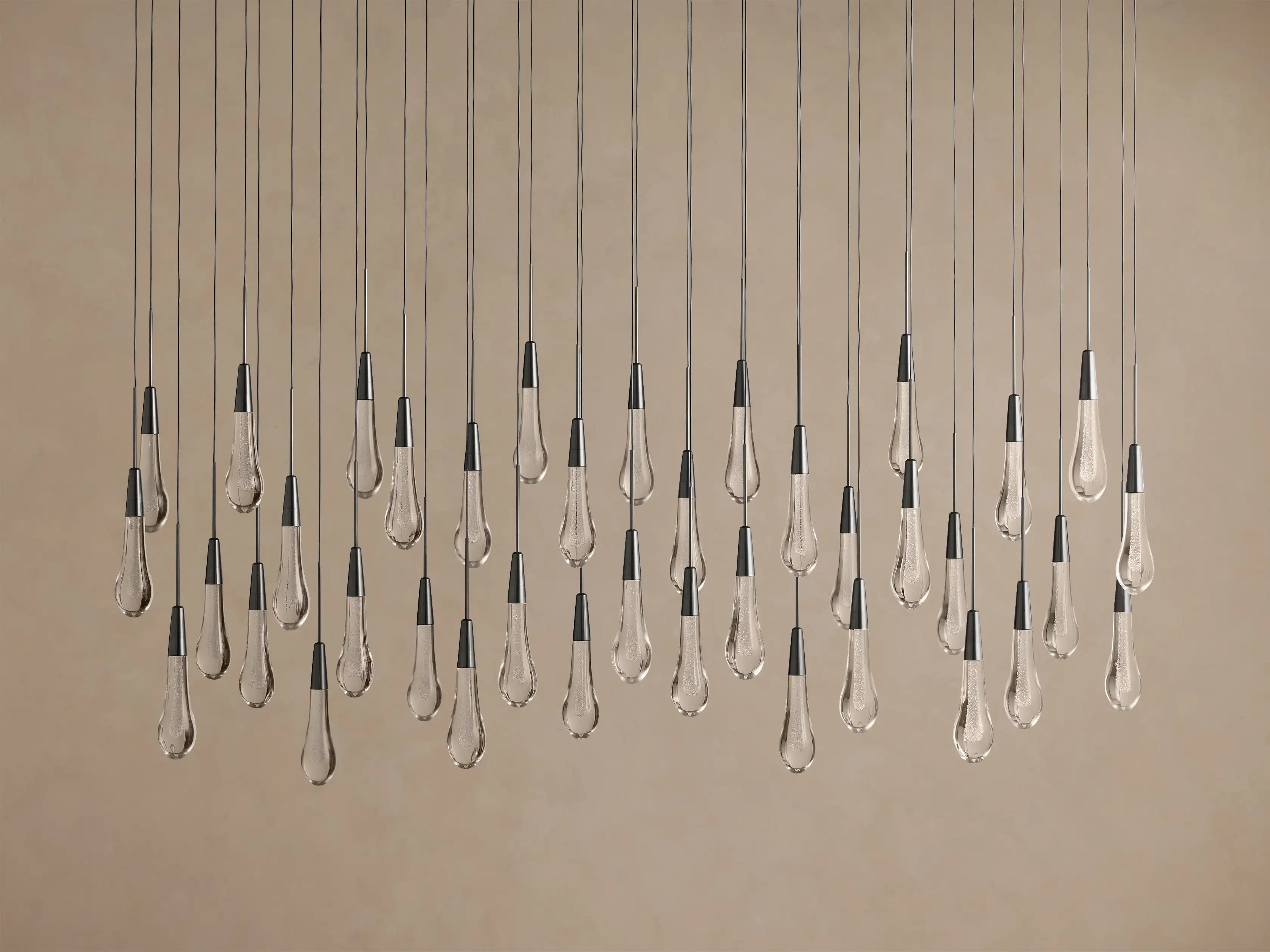 Soltaire Modern Linear Chandelier For Dining Room Kitchen