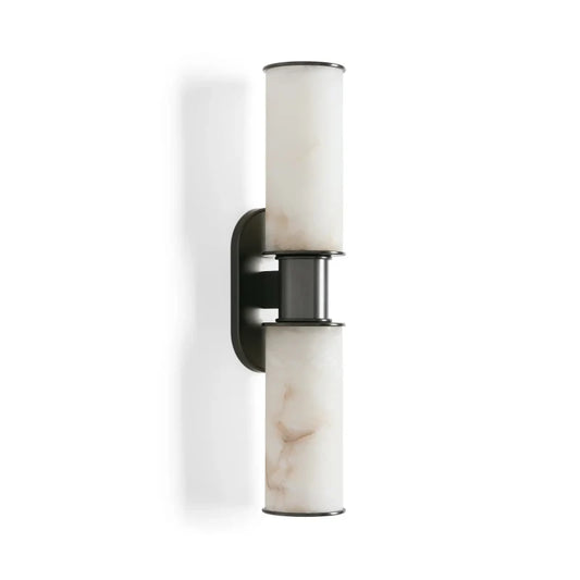 Harlin 2-Light Wall Sconce in Alabaster