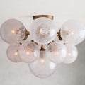 Manda Glass Flushmount