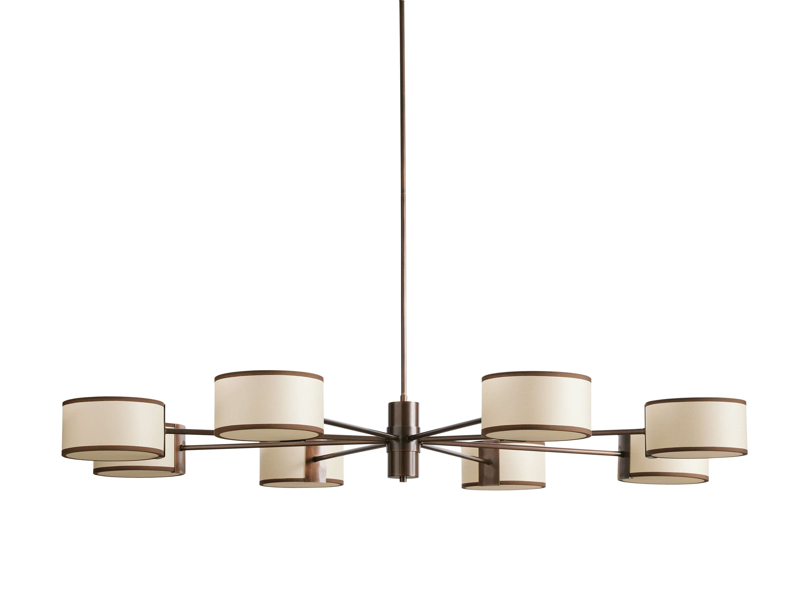 Daphne Fabric Round Chandelier