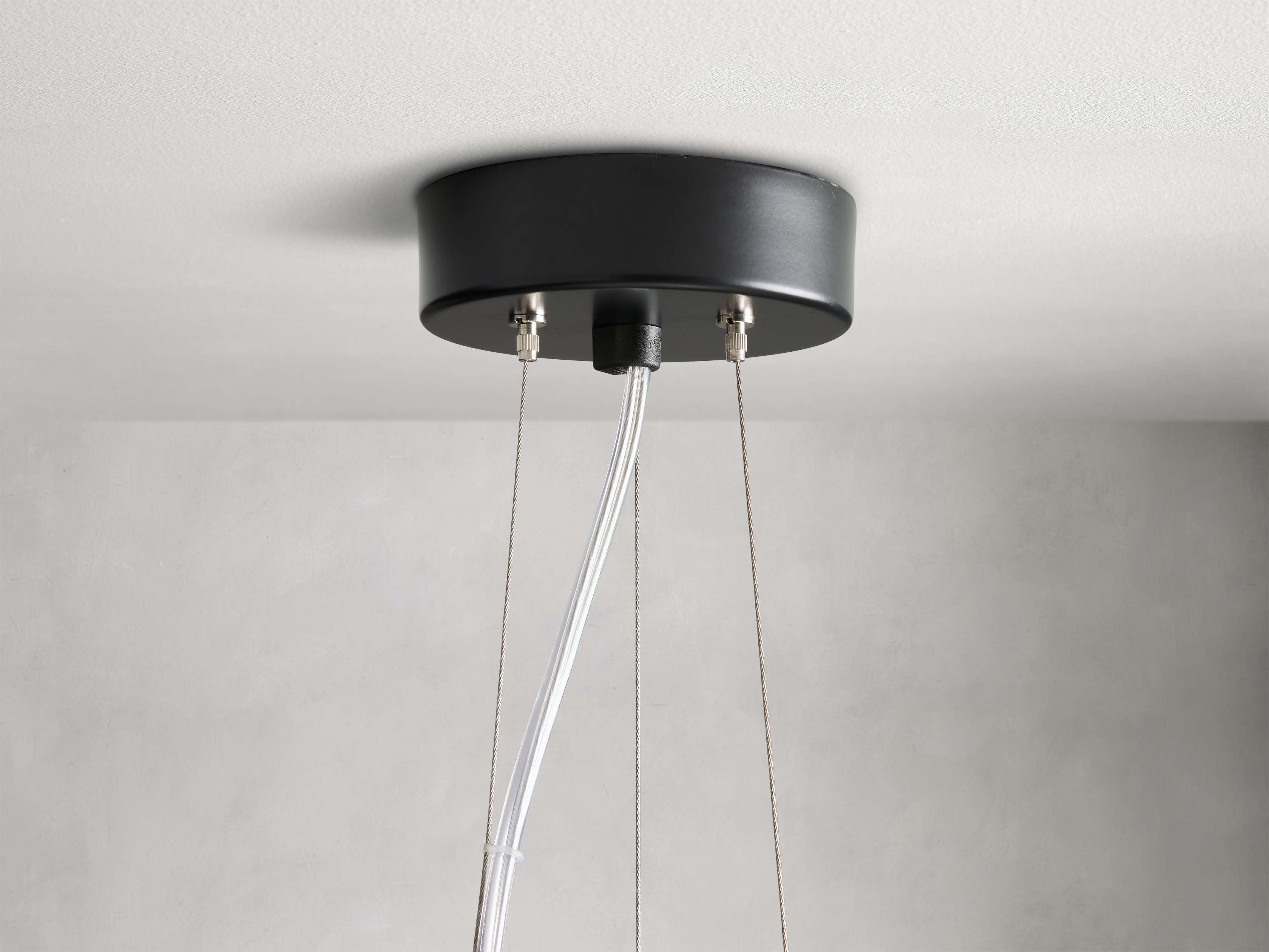 Nuvola White Milk Glass Chandelier 30''D