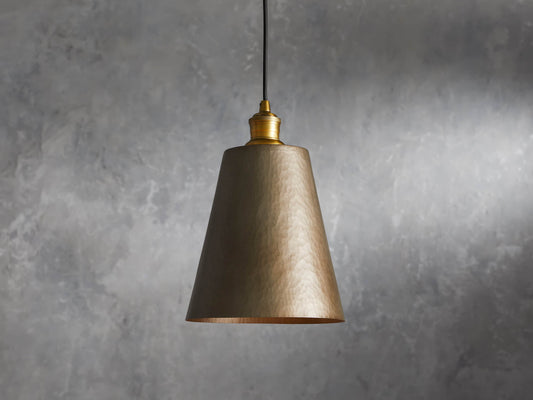 Recycled Metal Tapered Pendant