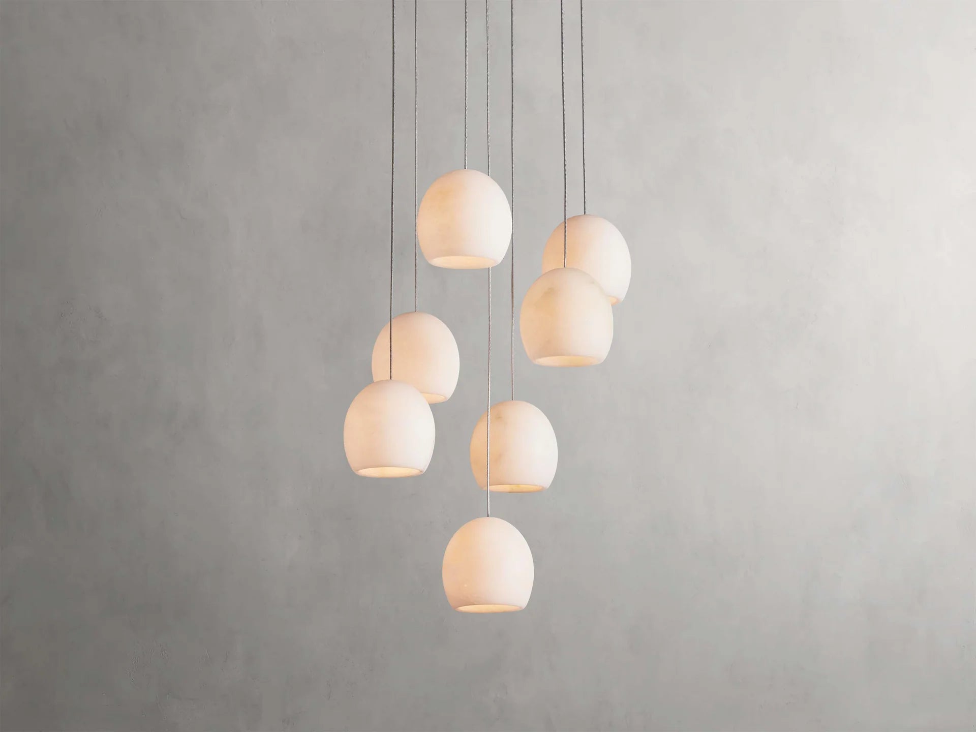 Maeva Alabaster Round Chandelier